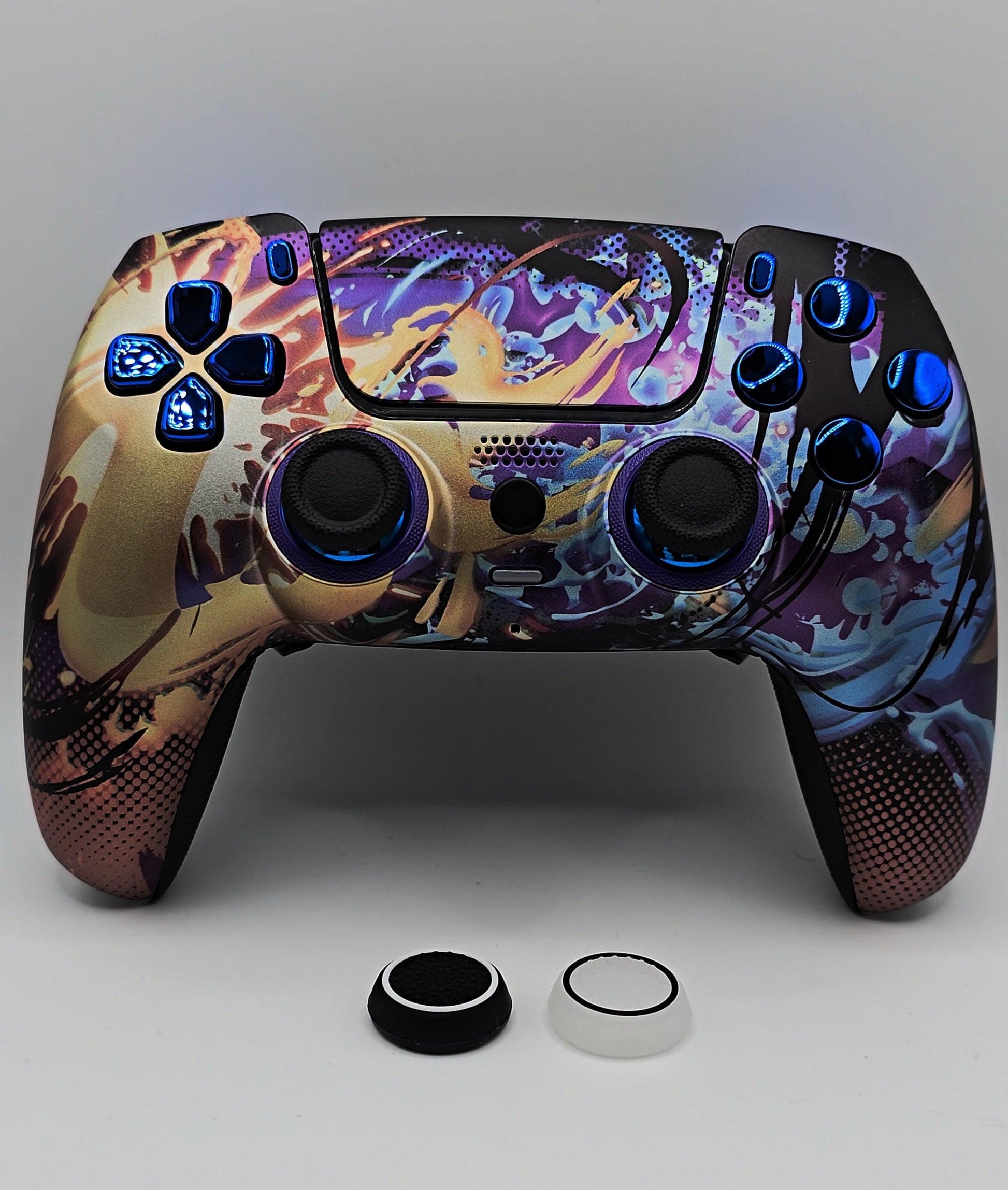 Mixed Colors Custom PS5 Pro Scuf Controller TMR mit Anti-Stick-Drift Joysticks – SwissAimController