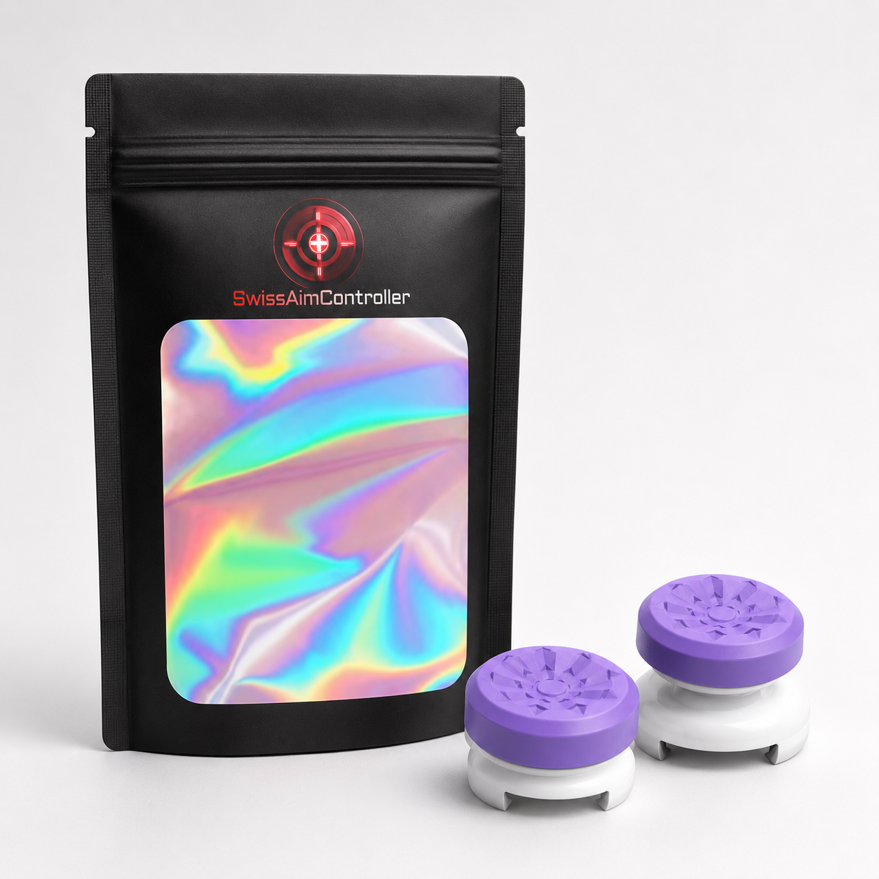 KontrolFreek Galaxy Purple Performance Thumb Grips für PS5 DualSense Controller – SwissAimController Schweiz