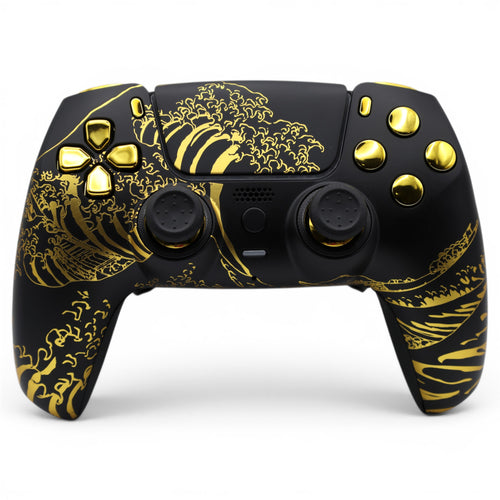 Black Wukong Custom PS5 Scuf Controller Schweiz – Kein Stick-Drift dank TMR-Sticks, Back Paddles & Smart Triggers | SwissAimController