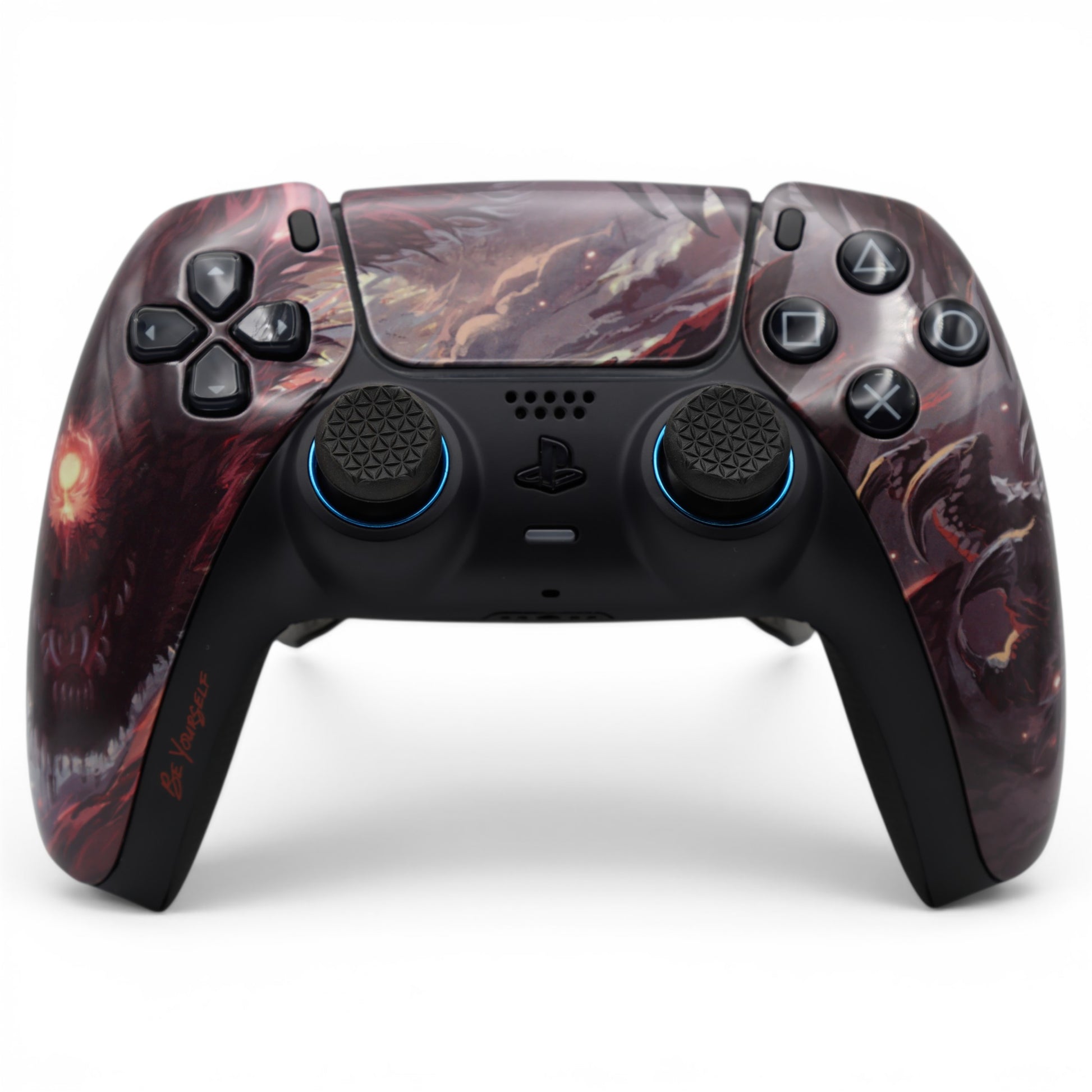 Fire Dragon Custom PS5 Scuf Controller Schweiz – Kein Stick-Drift dank TMR-Sticks, Back Paddles & Smart Triggers | SwissAimController