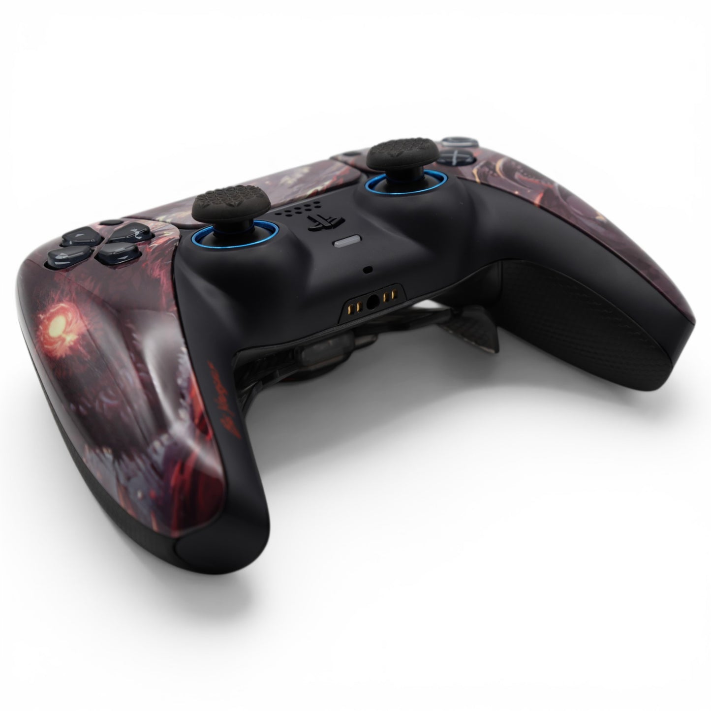 Fire Dragon PS5 Scuf Controller Detail TMR-Sticks kein Drift – SwissAimController Schweiz