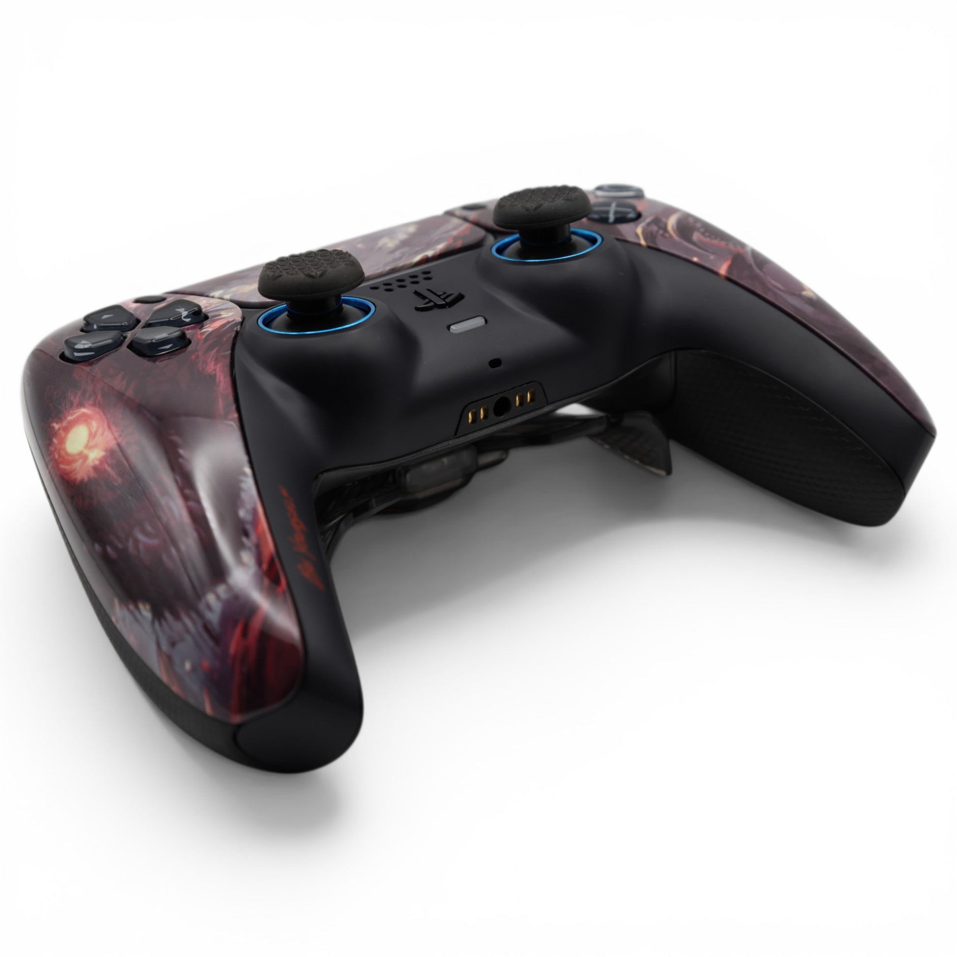 Fire Dragon PS5 Scuf Controller Detail TMR-Sticks kein Drift – SwissAimController Schweiz