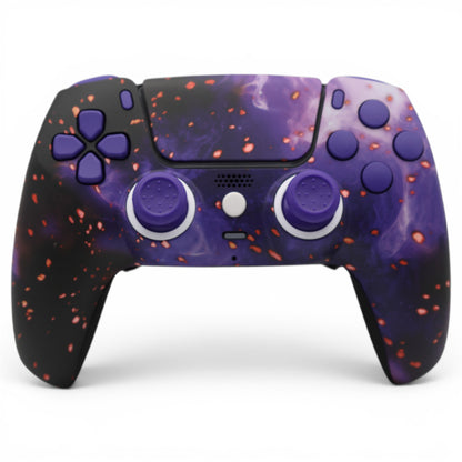 Galaxy Style PS5 Pro Controller – Custom PS5 Controller mit TMR Anti-Stick-Drift Joysticks, Frontansicht