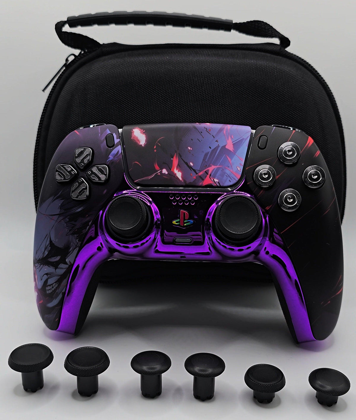 Joker PS5 Pro Controller – Custom PS5 Controller mit TMR Anti-Stick-Drift Joysticks, Frontansicht