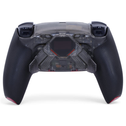 LOU II Style PS5 Pro Controller mit TMR-Sticks – Rückansicht mit vier Paddles und OLED-Display