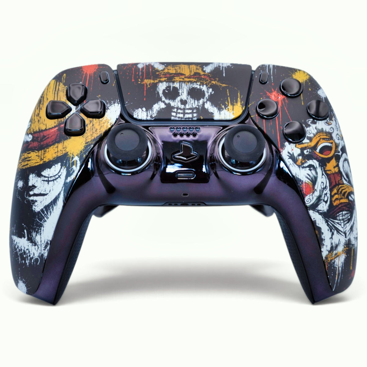 Luffy Max PS5 Pro Controller mit TMR-Sticks – Frontansicht