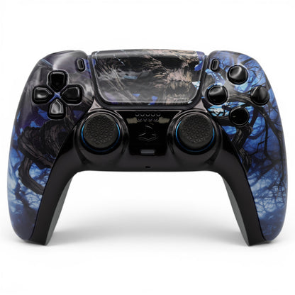 Monster Beast UV PS5 Pro Controller – Custom PS5 Controller mit TMR Anti-Stick-Drift Joysticks, Frontansicht