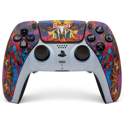 Peacock Spider Style PS5 Pro Controller mit TMR-Sticks – Frontansicht
