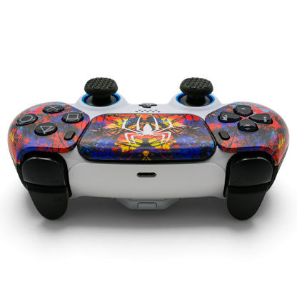 Peacock Spider Style PS5 Pro Controller mit TMR-Sticks – Oberseite mit Schultertasten und Triggern