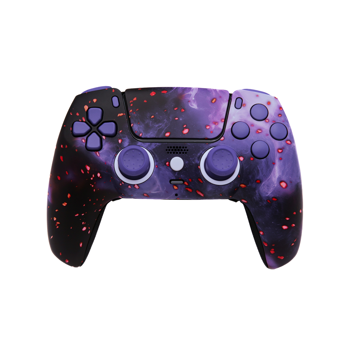 Galaxy Style Custom PS5 Pro Scuf Controller TMR lila mit Back Paddles – SwissAimController Schweiz