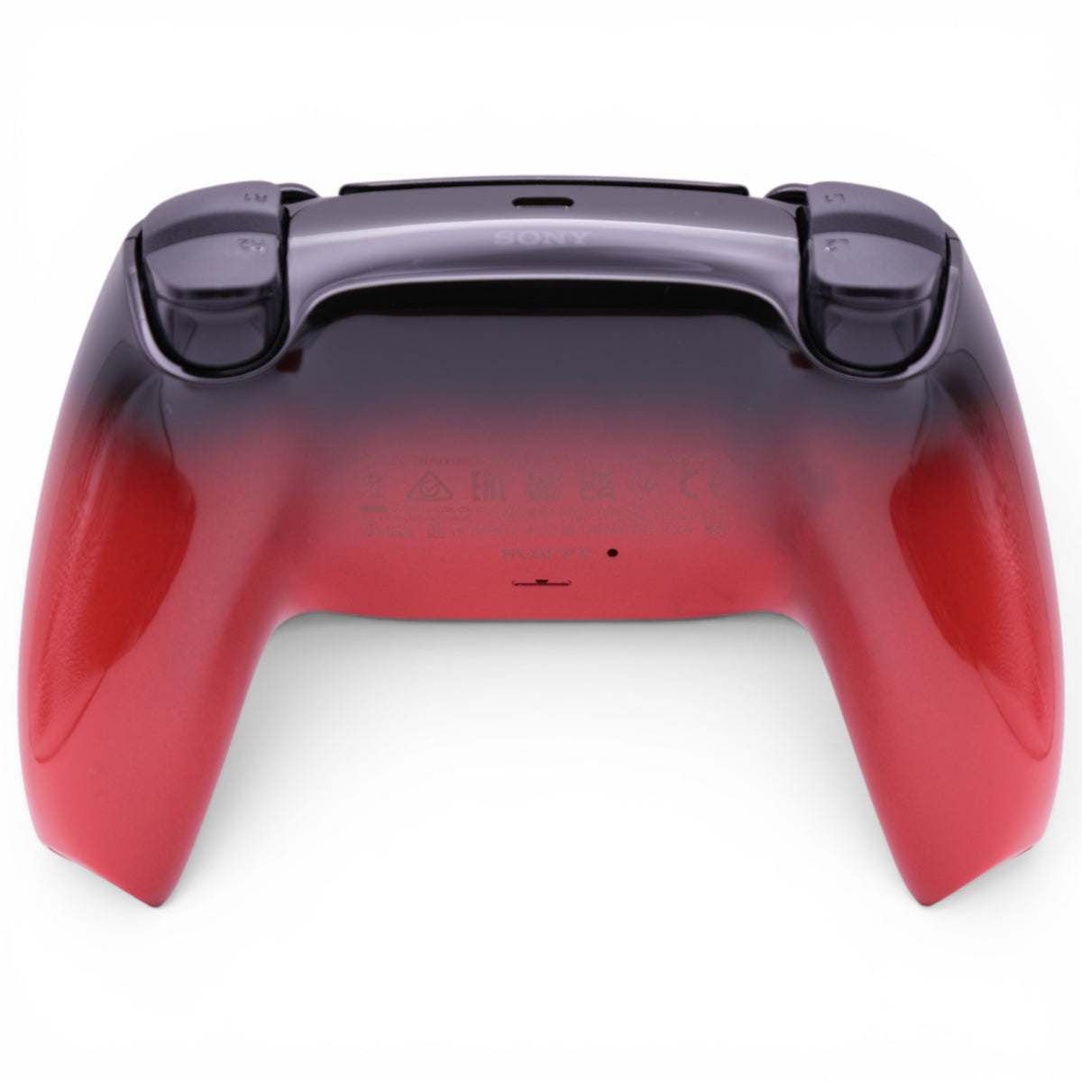 Red Claw Basic PS5 Pro Controller mit TMR-Sticks – Rückansicht