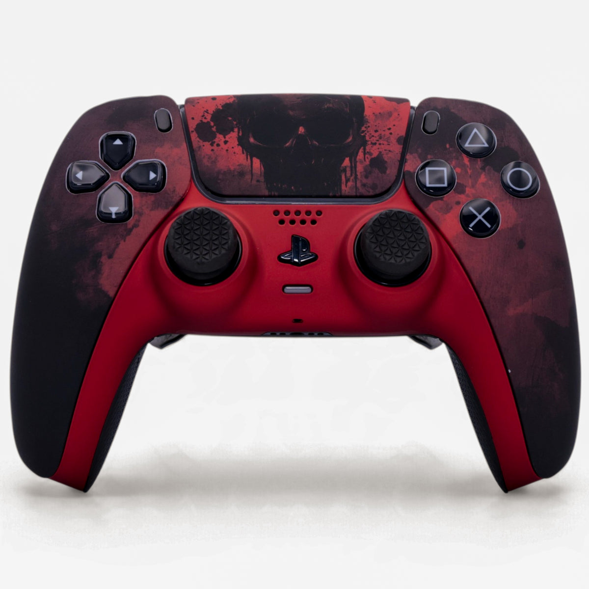 Red Skull 2 PS5 Pro Controller mit TMR-Sticks – Frontansicht