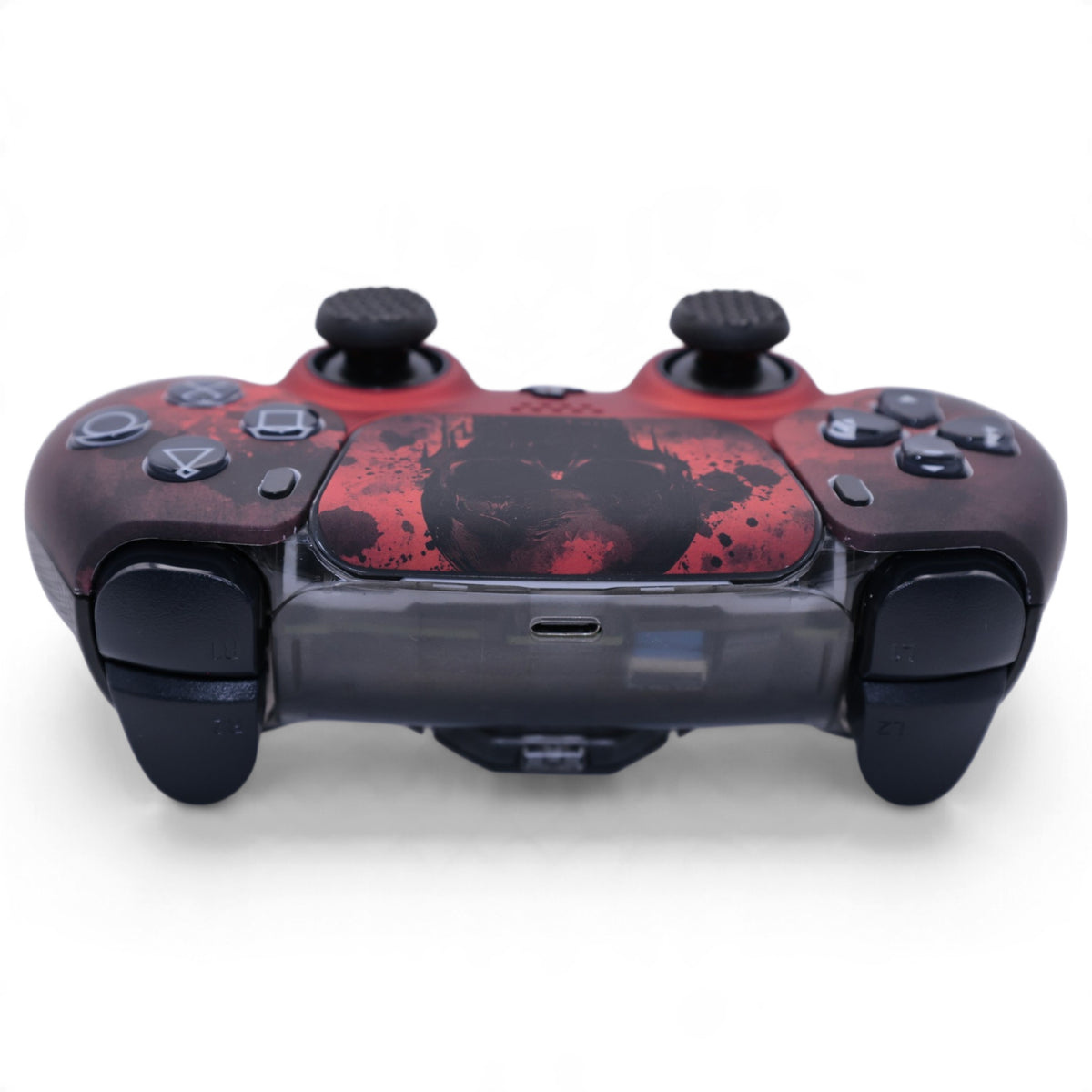 Red Skull 2 PS5 Pro Controller mit TMR-Sticks – Oberseite mit Schultertasten und Triggern