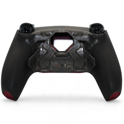 Red Skull 2 PS5 Pro Controller mit TMR-Sticks – Rückansicht mit vier Paddles und OLED-Display