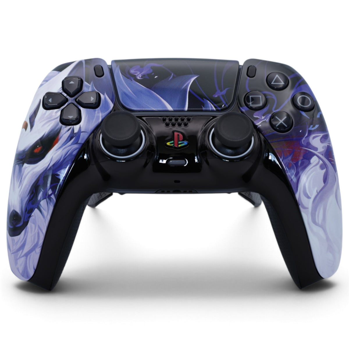 White Wolf Custom PS5 Controller mit TMR Anti-Stick-Drift und Full Mouse Click – Produktansicht 1
