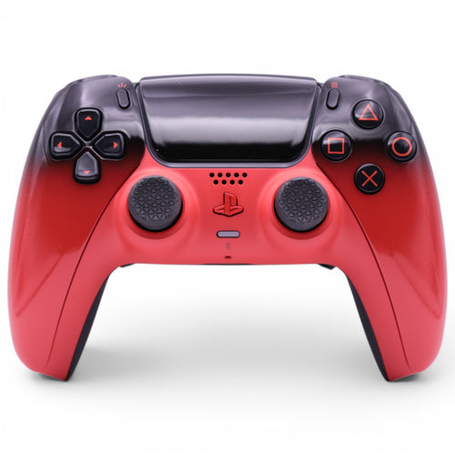 Red Custom PS5 Scuf Controller Schweiz – Kein Stick-Drift dank TMR-Sticks, Back Paddles & Smart Triggers | SwissAimController