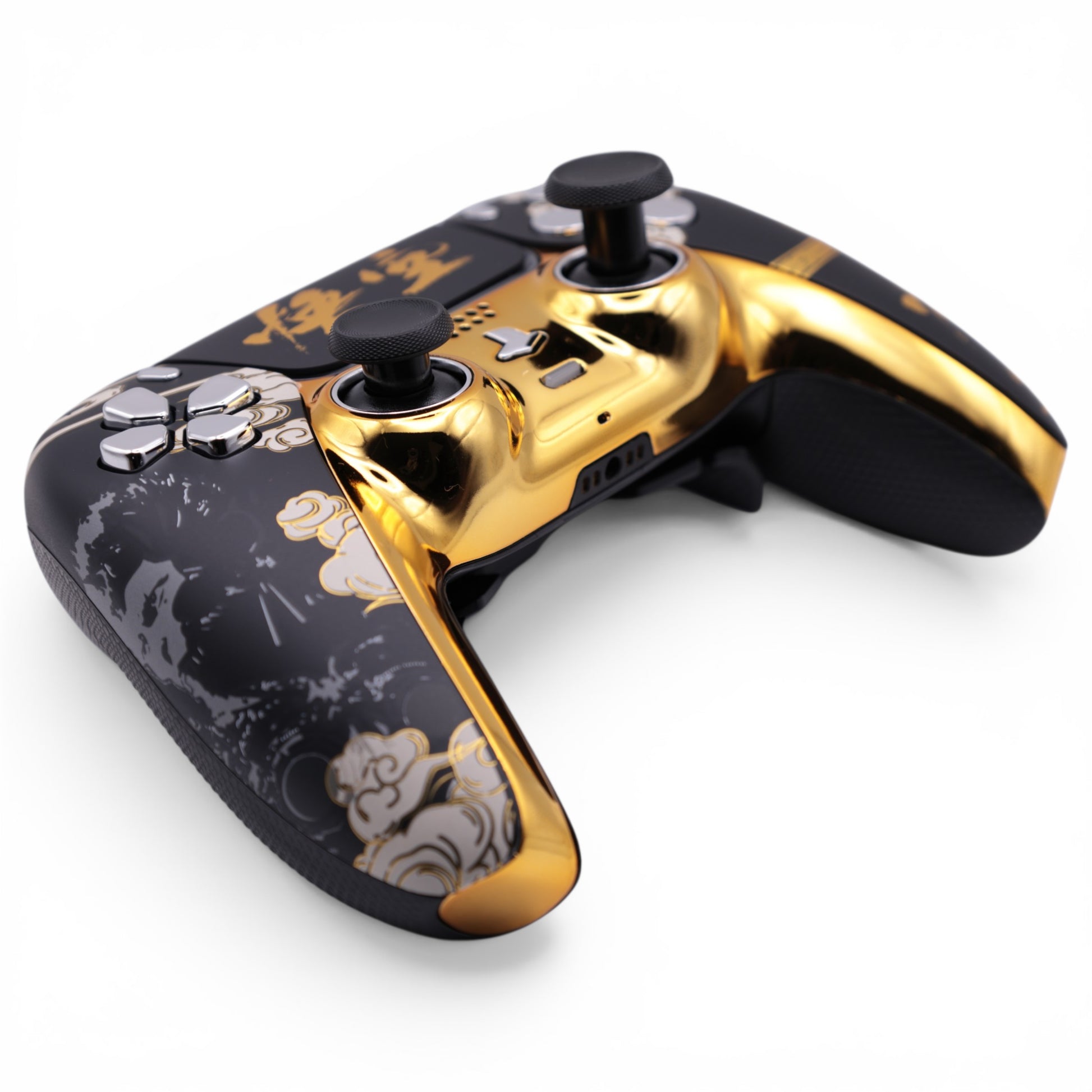 Wukong Gold PS5 Ultra Scuf Controller Detail TMR-Sticks – SwissAimController Schweiz
