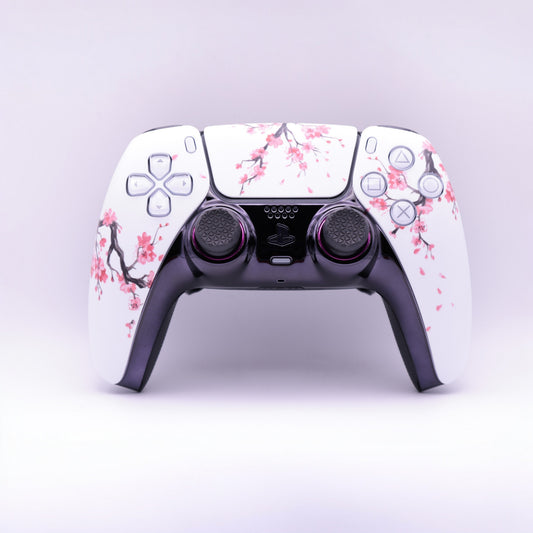 Sakura Custom PS5 Scuf Controller Schweiz – Kein Stick-Drift dank TMR-Sticks, Back Paddles & Smart Triggers | SwissAimController