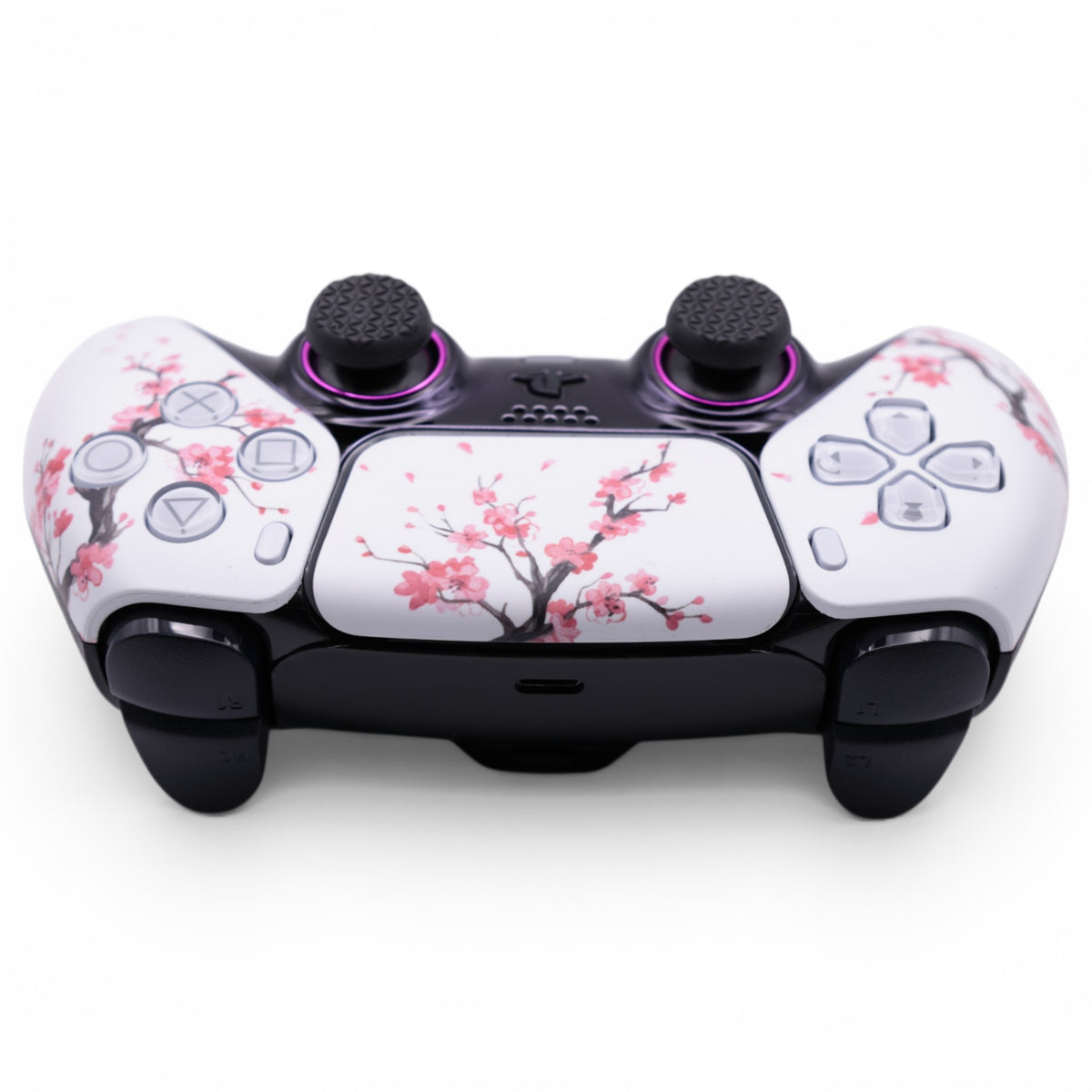 Sakura PS5 Pro Controller mit TMR-Sticks – Oberseite mit Schultertasten und Triggern