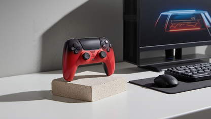 Red PS5 Pro Scuf Controller TMR