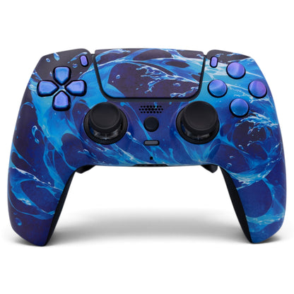 Water PS5 Pro Controller mit TMR-Sticks – Frontansicht