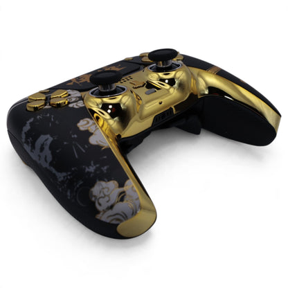 Wukong Gold Leicht PS5 Pro Controller mit TMR-Sticks – schräge Produktansicht