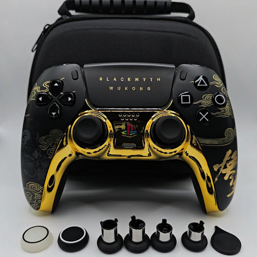 Wukong PS5 Pro Controller – Custom PS5 Controller mit TMR Anti-Stick-Drift Joysticks, Frontansicht