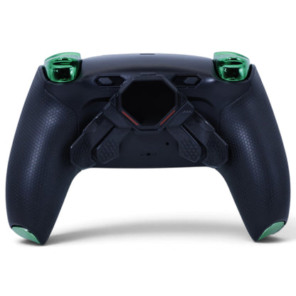 Zorro Max PS5 Pro Controller mit TMR-Sticks – Rückansicht mit vier Paddles und OLED-Display