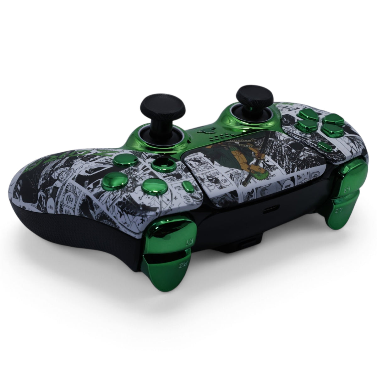 Zorro Max PS5 Pro Controller mit TMR-Sticks – schräge Produktansicht